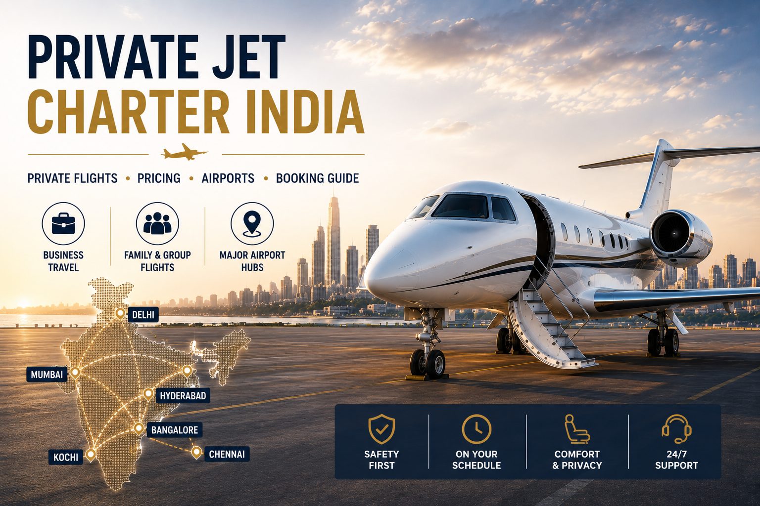 Private Jet Charter India Private Flights, Pricing, Airports and Booking Guide